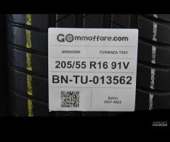 4 pneumatici bridgestone 205/55 r16 91v tu13562 - 8