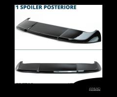 SPOILER Alettone per AUDI A3 8V Sportback NERO RS3