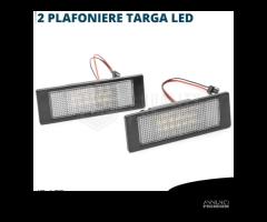 Luci Targa Led per BMW Serie 6 F12 F13 Placchette