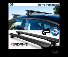 Barre Portatutto per Audi Q5 in Alluminio Nero