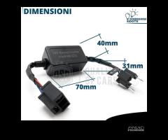 RESISTENZE Kit Led H4 SPEGNI SPIA Errore-Lampeggio - 9