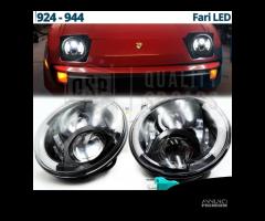 FARI LED 7 Pollici PER Porsche 924 944 Angel Eyes