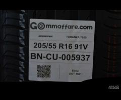 2 pneumatici bridgestone 205/55 r16 91v cu5937