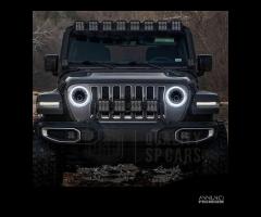 FARI FULL LED Per JEEP WRANGLER JL Angel Eyes 6500 - 11