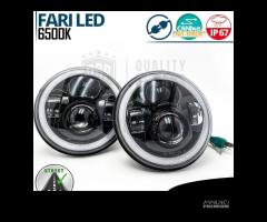 FARI FULL LED Per JEEP WRANGLER JL Angel Eyes 6500 - 20