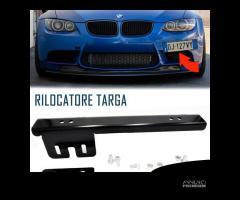 Portatarga Anteriore NERO per Bmw Rilocatore Lato