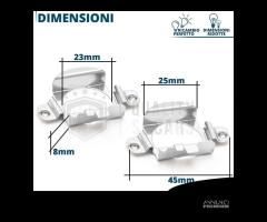 ADATTATORI Portalampada per VW TOURAN 07-10 LED H7 - 8