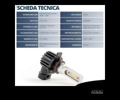 Lampada Full LED HIR2 Luce Potente Bianco Ghiaccio