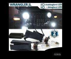 Kit LED H4 per JEEP WRANGLER JL Luci Bianche 6500K