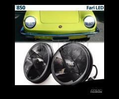 Coppia FARI LED PER FIAT 850 Luce Bianco Ghiaccio