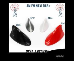 Antenna PINNA SQUALO per AUDI A1 A2 GRIGIA VERA - 10