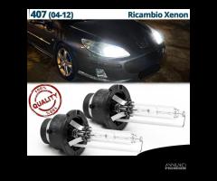 Lampadine ricambio XENON D2S per Peugeot 407 6000K