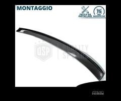 SPOILER Posteriore Audi A3 8V SEDAN Alettone NERO - 6