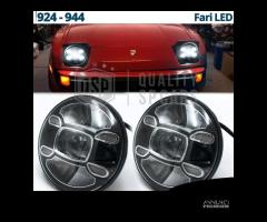 FARI LED 7'' PER PORSCHE 924 944 6500K Omologati