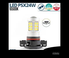 Lampadina LED PSX24W Canbus con Lente 360° Bianca