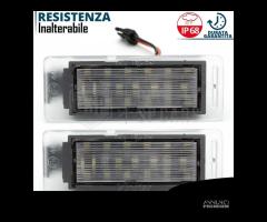 Luci TARGA LED PER OPEL Mokka A Placchette Bianche - 8