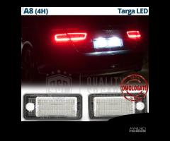 Placchette Luci Targa LED per Audi A8 4H Canbus