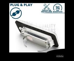 Placchette Luci Targa LED per Audi A8 4H Canbus