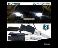 Kit Luci LED H1 per Fiat BRAVO BRAVA 1 Bianco Puro