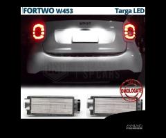 Luci Targa Led Per Smart Fortwo W453 Luce Bianca