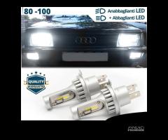 Kit LED H4 Per AUDI 80 100 Luci ANABBA + ABBAGLIA