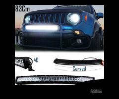 Barra Led Curva 6000K per Jeep Renegade Off-Road