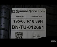 4 pneumatici bridgestone 195/60 r16 89h tu12691 - 7