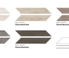 Piastrella 9,4x49 Chevron wood dark Sant'Agostino - 2