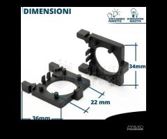 ADATTATORI per Ford Focus 3 Montaggio Kit LED H1 - 8