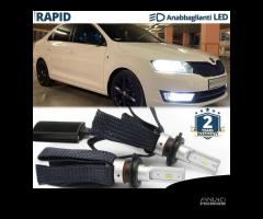 Kit Lampadine LED H7 per Skoda RAPID Luce Bianca