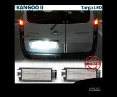 2 Placchette Luci Targa LED per Renault Kangoo 2