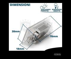 Luce LED Bagagliaio BMW Serie 7 E65 E66 E67 E68 - 9