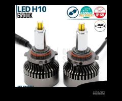 Kit FULL LED H10 CANbus Luce Bianca 6500K 12000LM