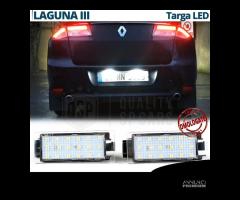 Placche Luci Targa LED per Renault Laguna 3 Canbus