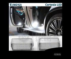 2 Luci LED Sottoporta Per MERCEDES Classe E W212