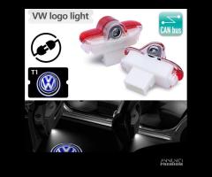 2 Proiettori LED logo luci sportello VW Polo 4 IV