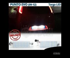 Luci TARGA LED per FIAT PUNTO EVO 199 No ERROR