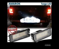 Placche Luci Targa LED per VW Amarok CANbus 6.500K