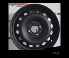 4 cerchi ferro nissan micra new r16 ft1587 - 1