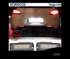 Placchette Luci Targa LED per VW Scirocco CANbus