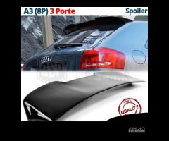 SPOILER per AUDI A3 S3 8P Alettone NERO Rs3 style