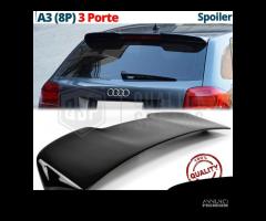 SPOILER per AUDI A3 S3 8P Alettone NERO Rs3 style - 6