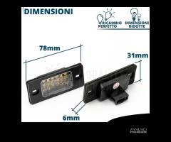 Placchette Luci Targa LED VW GOLF 4 5 Variant - 10