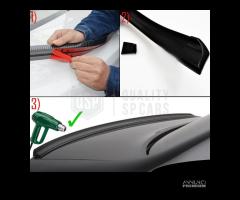 SPOILER Posteriore Alettone Tetto Per SKODA Nero - 9