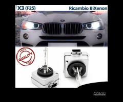 Lampadine Ricambio BIXENON D1S Bmw X3 F25 6000K