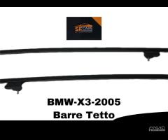 BARRE LONGITUDINALI TETTO BMW X3 1Â° Serie (04>10)