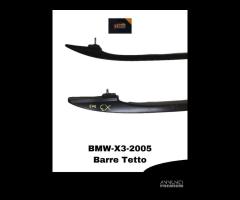 BARRE LONGITUDINALI TETTO BMW X3 1Â° Serie (04>10)