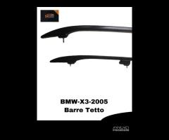 BARRE LONGITUDINALI TETTO BMW X3 1Â° Serie (04>10)