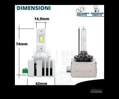 Lampadine LED D3S Conversione Xenon 6000K 12000LM