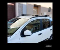 Barre Portatutto per Fiat Panda in Alluminio Nero